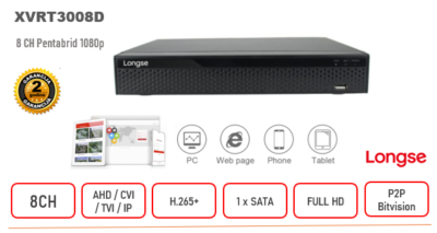 . CST XVRDA3132HL 32CH H.265 5IN1 AHD/CVI/TVI/IP/Analog 5MP and IP 8MP XVR NO HDD Included 
